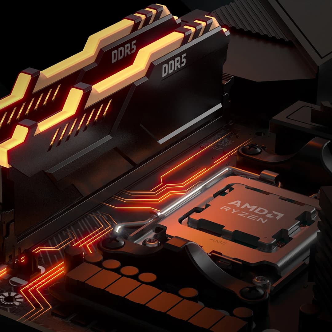AMD Ryzen processor installed on a server motherboard